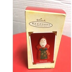 2005 Hallmark Keepsake Ornament SANTAS FROM AROUND THE WORLD ENGLAND NOS VTG